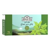 چای سبز کیسه ای نعنا 25 عددی احمد 