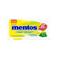 خوشبو کننده دهان mentos منتوس با طعم لیمو نعناع 30 عددی