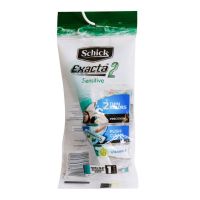 تیغ اصلاح مردانه Schick شیک 2 لبه حساس مدل Exacta 2