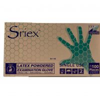 لاتکس پودری سایز متوسط Sriex تعداد 100 عددی