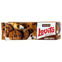 کوکی کلاسیک لاویتا Lovita با تکه های شکلات تلخ روشن 150 گرم