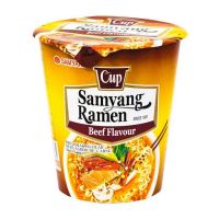 نودل کره ای لیوانی samyang سامیانگ با طعم گوشت 65 گرم
