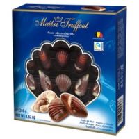 شکلات کادویی بلژیکی صدفی آبی Mautre Truffout