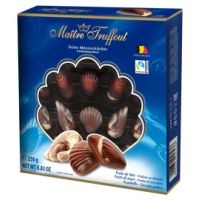 شکلات کادویی بلژیکی صدفی آبی Mautre Truffout