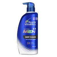 شامپو ضد شوره پمپی هد اند شولدرز 2 در 1 مدل Deep Clean حجم 550 میلی لیتر