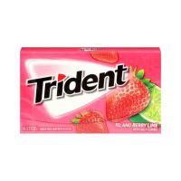 آدامی لیمو توت فرنگی Trident تریدنت بدون شکر 14 عددی