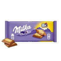 شکلات شیری با بیسکویت توک milka میلکا 87 گرم