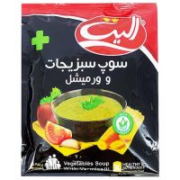 سوپ سبزیجات و ورمیشل الیت 85 گرم                                       