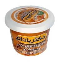 کره بادام زمینی بدون شکر کرمی دکتر بادام  220 گرم