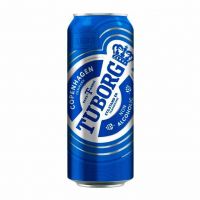 آبجو بدون الکل Tuborg توبورگ 500 میلی لیتر