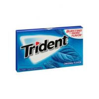 آدامس نعنایی یخی تریدنت Trident بدون قند بسته 14 عددی