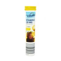 قرص جوشان ویتامین سی بدون شکر افزوده Vitalis ویتالیس با طعم لیمو 20 عددی