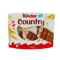 شکلات شیری سفید با مغز 5 غله Kinder کیندر بسته 9 عددی