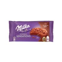 کوکی شکلاتی نرم میلکا milka مدل Sensations حجم 156 گرم