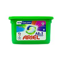 قرص ماشین لباسشویی آریل Ariel مدل ALL in 1 مناسب لباس های رنگی بسته 12 عددی