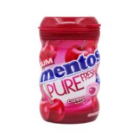 آدامس بشکه ای منتوس mentos مدل Pure Fresh با طعم گیلاس 50 عددی 97 گرم