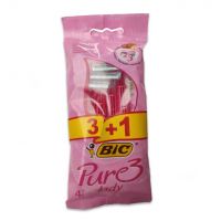 تیغ سه لبه پیور لیدی ( Pure Lady ) بیک Bic بسته 4 عددی