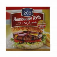 همبرگر 85 درصد گوشت قرمز 202 حجم 500 گرم