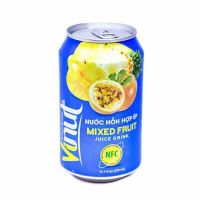 نوشیدنی قوطی آبمیوه Vinut مدل Mixed Fruit حجم 330 میلی لیتر