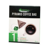قهوه دمی هرمی با کافئین کم و طعم ویژه پپتینا بسته 6 عددی