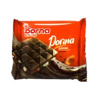 شکلات کاکائویی ساده با مغز بادام درینا درنا 60 گرم
