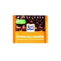 شکلات Ritter Sport ریتر اسپرت با مغز بادام عسلی نمکی 100 گرم