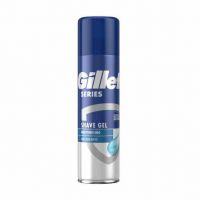 ژل اصلاح ژیلت Gillet مدل Moisturising همرا با کره کاکائو 200 میل