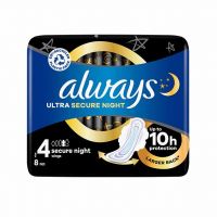 نوار بهداشتی آلویز always مدل Ultra Secure Night سایز 4 بسته 9 عددی ویژه شب