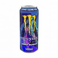 نوشیدنی انرژی زا بدون شکر مانستر Monster مدل Lewis Hamilton حجم 500 میلی لیتر