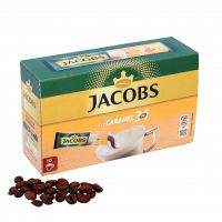 قهوه فوری 3 در 1 کاراملی جاکوبز Jocobs بسته 10 عددی