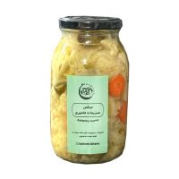 کنسرو میکس سبزیجات تخمیری پروبیوتیک تخمیر خانه 550 گرم