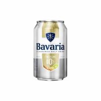 نوشیدنی مالت قوطی باواریا Bavaria مدل Ginger Lime حجم 330 میل