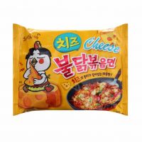 نودل کره ای پنیری با طعم مرغ تند samyang سامیانگ 140 گرم