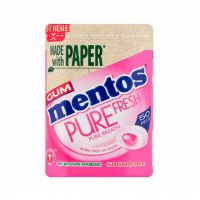 آدامس منتوس mentos بادکنکی با زالیتول بدون شکر بسته 50 عددی