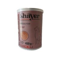 غذای طبیعی سگ SHAYER BEEF شایر 400 گرمی