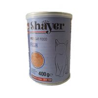 غذای طبیعی گربه SHAYER FISH شایر 400 گرمی