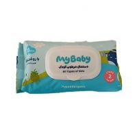 دستمال مرطوب کودک مای بیبی 70 عددی
