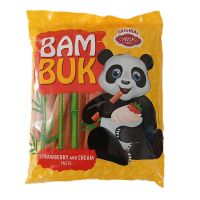 میان وعده غلات BAM BUK توت فرنگی و خامه 200 گرمی