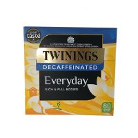 چای سیاه بدون کافئین 80 عددی TWININGS توینینگز 250 گرمی 