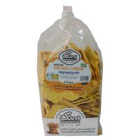 نان چیپس سنتی دانه چیا و زردچوبه اورنگ 250 گرمی