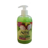 مایع دستشویی صدفی سری فروتی FRUIT JUNGLE اکتیو 450 گرمی