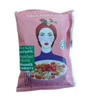 گرانولا صبحانه بادام و کرنبری CHAARBAAN چاربان 50 گرمی