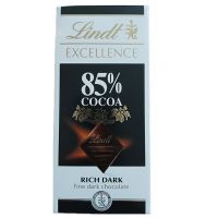 شکلات تخته ای تلخ 85 درصد لینت مدل RICH DARK مقدار 100 گرم