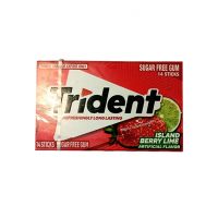 آدامس لیمو توت فرنگی Trident تریدنت بدون شکر 14 عددی