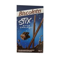بیسکولاته استیکی با طعم شکلات تلخ STIX استیکز 38 گرمی 