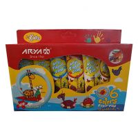 رنگ انگشتی تیوپی آریا حاوی 6 رنگ کد 7015