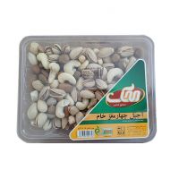 آجیل چهار مغز خام محک 190 گرمی