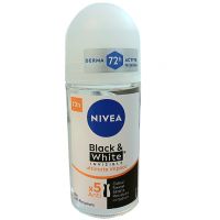 مام رول ضد تعریق NIVEA BLACK&WHITE نیوآ 50 میلی