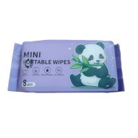 دستمال مرطوب Mini Wipes کوچک 8 عددی 