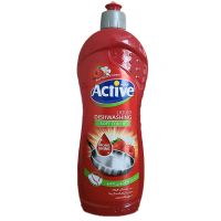 مایع ظرفشویی با رایحه میوه های قرمز Active Soft Touch اکتیو 750 گرمی